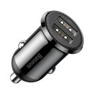 Baseus Grain Pro car charger 2x USB 4.8 A black (CCALLP-01)