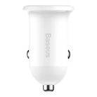 Baseus Grain Pro car charger 2x USB 4.8 A white (CCALLP-02)