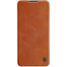 Nillkin Qin leather holster case for Xiaomi Redmi Note 9T 5G brown