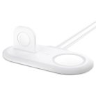 Spigen MAGFIT DUO Apple MAGSAFE & Apple Watch CHARGER STAND WHITE