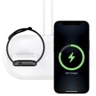 Spigen MAGFIT DUO Apple MAGSAFE & Apple Watch CHARGER STAND WHITE