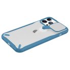 Nillkin Cyclops Case durable case with camera cover and foldable stand for iPhone 13 Pro blue