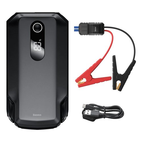 Baseus powerbank Power Starter Jump Starter starting device booster 20000mAh 12V (2000A / 1000A) + crocodile clip cables black (CGNL020001)