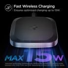 Spigen PF2004 POWERARC WIRELESS CHARGER 15W BLACK