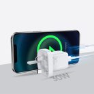 Joyroom USB Type C / USB wall charger 30W Power Delivery Quick Charge 4.5A (UK plug) white (L-QP303)