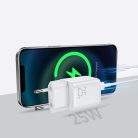 Joyroom fast wall charger USB Type C 25W 3A EU plug white (L-P251)