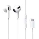 Baseus encok c17 in-ear wired headphones with usb type c microphone white (NGCR010002)