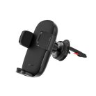 Acefast automatic phone holder for windshield, cockpit and air vent with Qi 15W wireless charger black (D10)