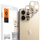 CAMERA COVER Spigen OPTIK.TR CAMERA PROTECTOR 2-PACK IPHONE 13 PRO / 13 PRO MAX GOLD