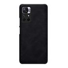 Nillkin Qin Case Flip Case for Xiaomi Redmi Note 11T 5G / 11S 5G / 11 5G (China) / Poco M4 Pro 5G - Black