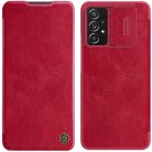 Nillkin Qin leather holster case for Samsung Galaxy A73 red