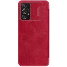 Nillkin Qin leather holster case for Samsung Galaxy A73 red