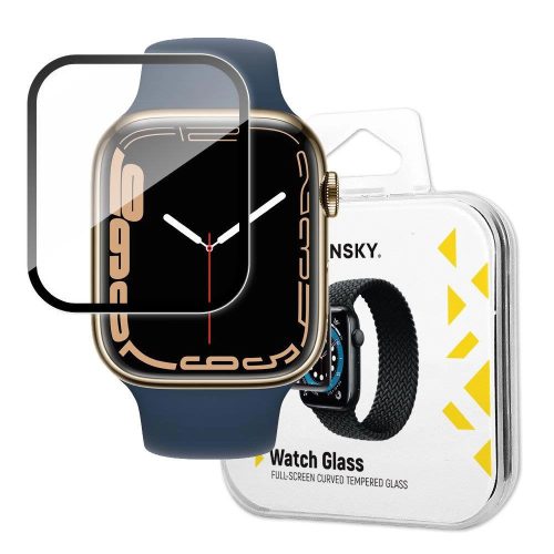 Wozinsky Watch Glass hybrid glass for Apple Watch 7 41mm black