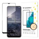 Wozinsky super tough full glue tempered glass full screen with frame case friendly nokia g21 / g11 black