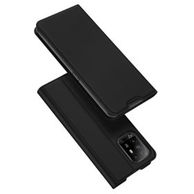   RMPACK Oppo Reno5 Z 5G Notesz Tok Kártyatartóval DUX DUCIS Skin Pro Fekete