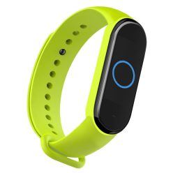   RMPACK Xiaomi Mi Band 5 Óraszíj Pótszíj Szilikon Szíj UV Zöld