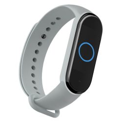   RMPACK Xiaomi Mi Band 5 Óraszíj Pótszíj Szilikon Szíj UV Szürke