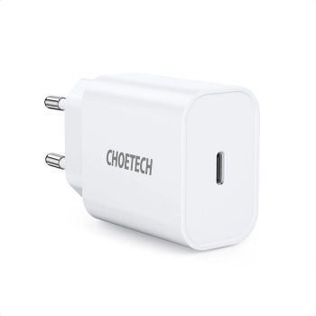 Choetech Töltő Adapter Gyors Töltés Adapter USB Type C Power Delivery 20W 3A white (PD5005-EU)   Choetech Töltő Adapter Gyors Töltés Adapter USB Type C Power Delivery 20W 3A white (PD5005-EU)