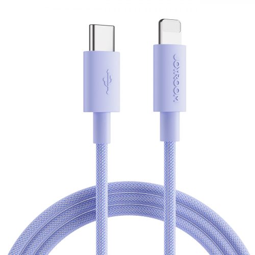 Joyroom durable USB Type C Kábel - Lightning Gyors Töltés / Adatkábel 20W 1m Lila (S-1024M13)