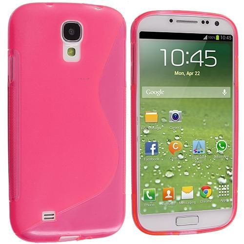 Samsung Galaxy S4 Szilikon Tok TPU S-Line Pink