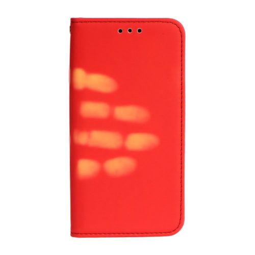 Huawei P9 Lite 2017 / P8 Lite 2017 Notesz Tok ThermoBook Hőreváltozó Piros