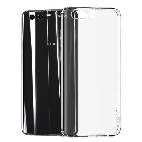 Huawei Honor 9 iPaky Premium TPU Szilikon Tok Áttetsző + Honor 9 Kijelzővédő Üveg Tempered Glass