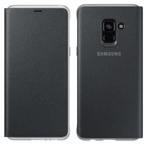 Samsung Galaxy A8 2018 Gyári Tok Neon Flip Cover Világító Értesítési keret  EF-FA530PBEGWW 