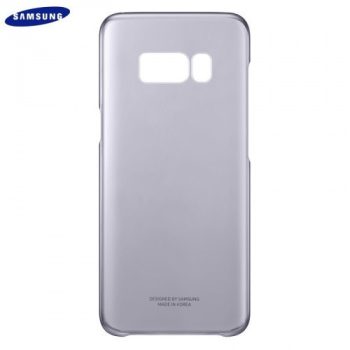 Samsung Galaxy Galaxy S8 Plus / S8+ Tok Gyári Műanyag Átlátszó/Lila EF-QG955CVEG   Samsung Galaxy Galaxy S8 Plus / S8+ Tok Gyári Műanyag Átlátszó/Lila EF-QG955CVEG