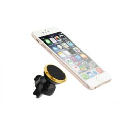   Univerzális Autós Tartó Szellőzőrácsra Rögzíthető Mobiltelefon Tartó Mágneses Arany