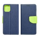 FANCY Book case for MOTOROLA MOTO G84 navy / lime