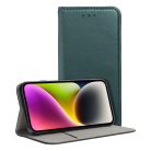 SMART MAGNETO Book case for MOTOROLA G34 dark green