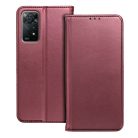 SMART MAGNETO Book case for MOTOROLA G34 burgundy