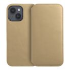 DUAL POCKET Book case for MOTOROLA G14 gold