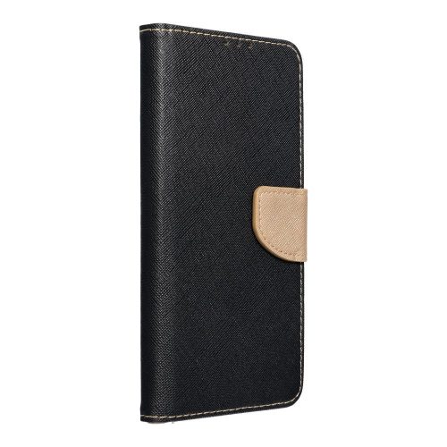 FANCY Book case for SAMSUNG M35 5G black / gold