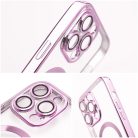 ELECTRO MAG COVER case compatible with MagSafe for IPHONE 16 rose