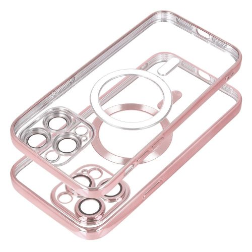 ELECTRO MAG COVER case compatible with MagSafe for IPHONE 16 Pro Max rose