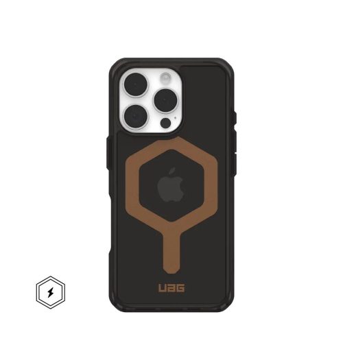 Case (UAG) Urban Armor Gear Plyo compatible with MagSafe for IPHONE 16 Pro black / bronze