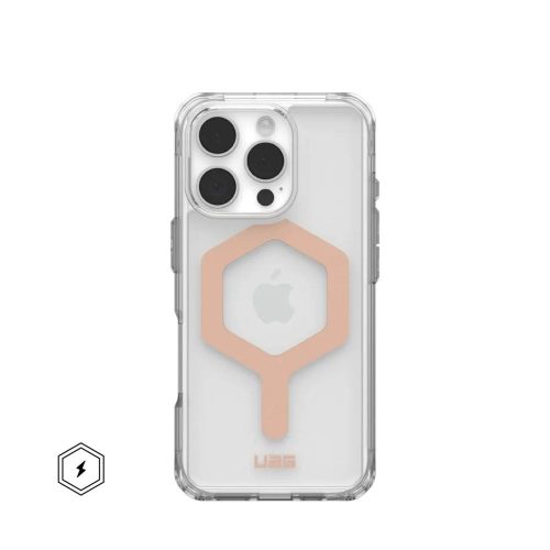 Case (UAG) Urban Armor Gear Plyo compatible with MagSafe for IPHONE 16 Pro ice / rose gold