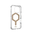 Case (UAG) Urban Armor Gear Plyo compatible with MagSafe for IPHONE 16 Pro ice / gold