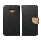 FANCY Book case for SAMSUNG S25 black / gold