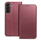 SMART MAGNETO Book case for SAMSUNG S25 burgundy