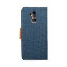 CANVAS Book case for HUAWEI Mate 20 Lite navy blue