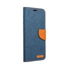 CANVAS Book case for SAMSUNG A40 navy blue