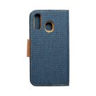 CANVAS Book case for SAMSUNG A40 navy blue