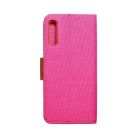 CANVAS Book case for SAMSUNG A50 pink