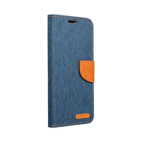 CANVAS Book case for SAMSUNG A20e navy blue