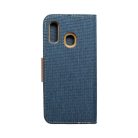 CANVAS Book case for SAMSUNG A20e navy blue