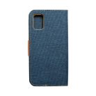 CANVAS Book case for SAMSUNG A51 navy blue