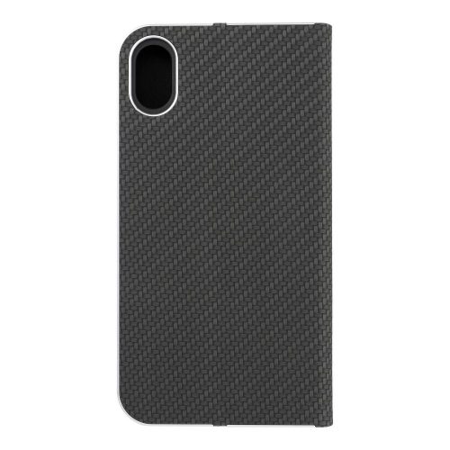 LUNA Book Carbon for IPHONE XR black