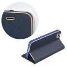 LUNA Book Gold for iPhone 7 / 8 / SE 2020 / SE 2022 navy blue